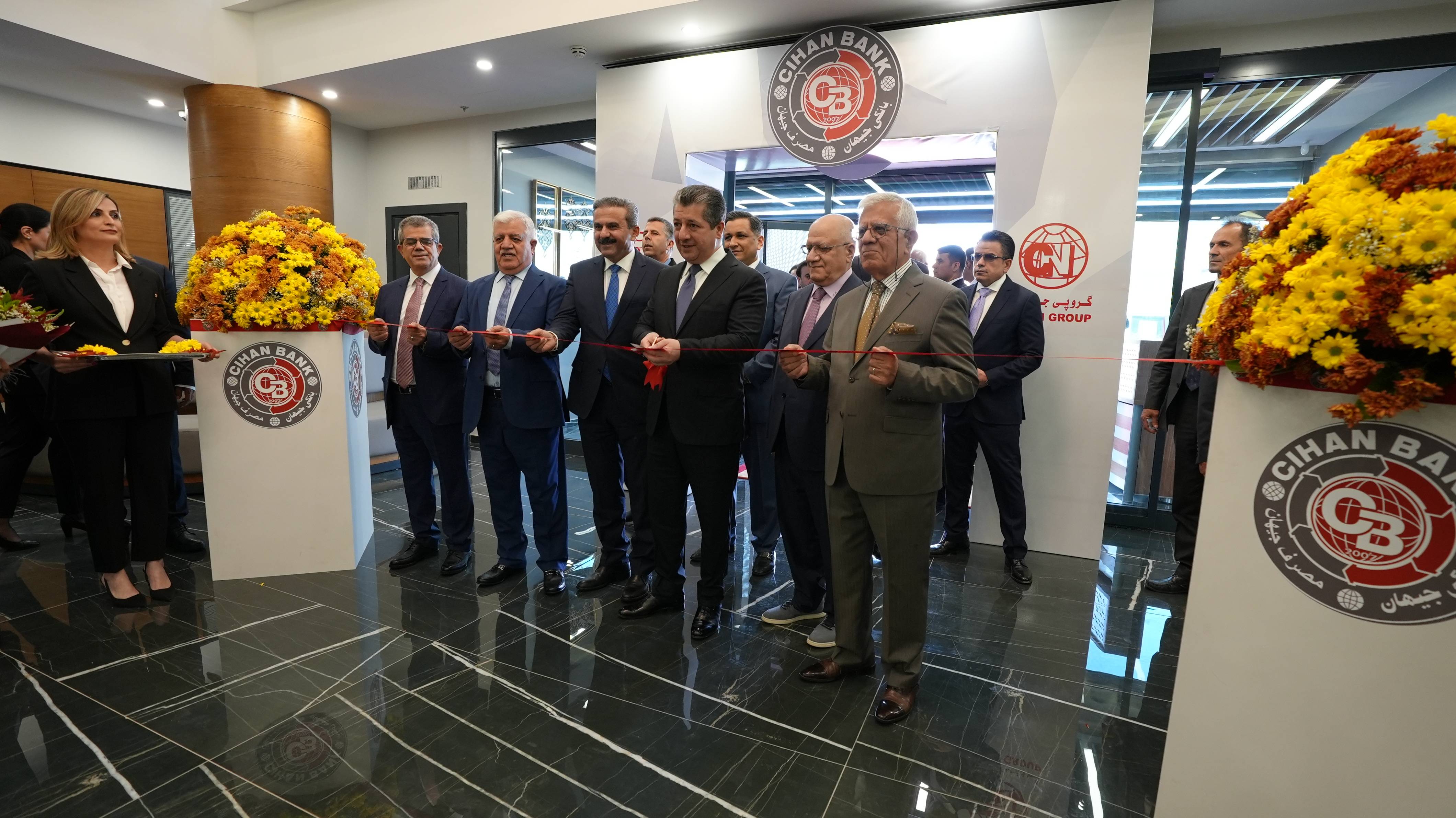 Cihan Bank inaugurated their new Headquarters & General Administration Building in Erbil, KRG on June 14, 2023.